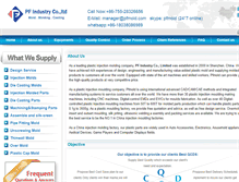 Tablet Screenshot of pfmold.com